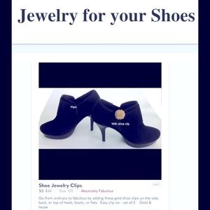 Shoe Jewelry Clips